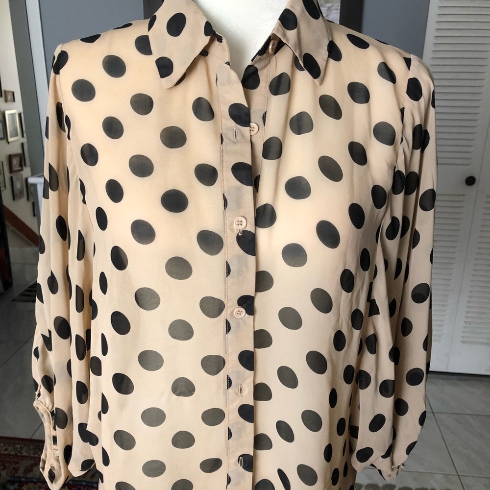 Polka dot top